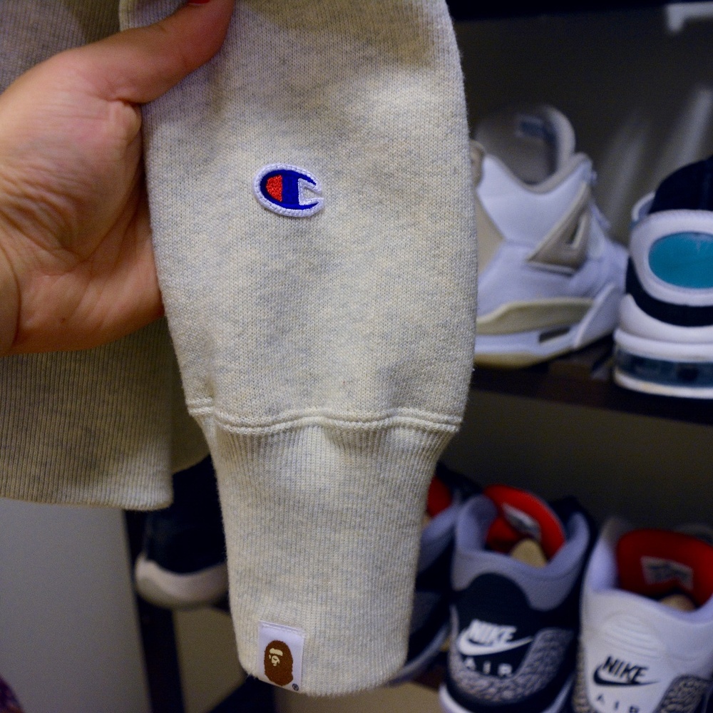 BAPE x CHAMPION ZIP HOODIE - Picture 2 of 7